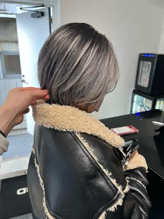 ショート カラー パーマ ヘアアレンジ メンズ キッズ ネイル マツエク・マツパ アイブロウ nico TOKYO 渋谷所属・ブリーチ　ハイトーン 特化🌈フジタハルキのヘアスタイル