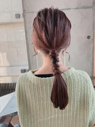 ロング ヘアアレンジ Living所属・ヨシモトリョウ 髪質改善/美髪のヘアスタイル