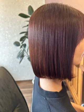 ミディアム 田淵 涼帆のヘアスタイル