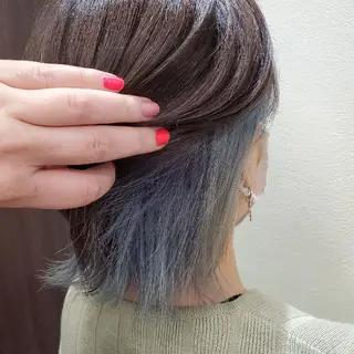カラー 推しアニメカラー🌈 ツヤ透明感カラー🦄のヘアスタイル