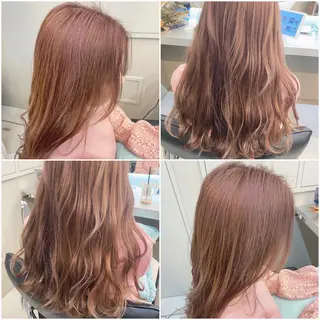 ロング カラー 岡野 静華のヘアスタイル