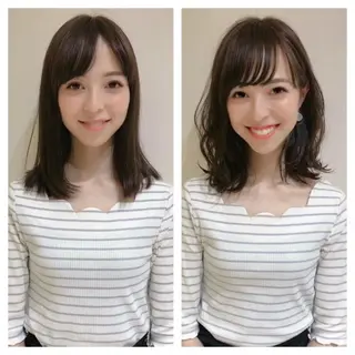 ミディアム カラー 高橋 昭雄のヘアスタイル