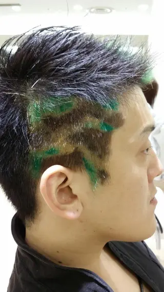 ショート カラー メンズ きむえり/髪質改善 /セット/カラーのヘアスタイル