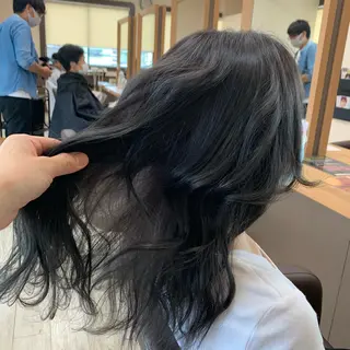 ロング カラー Lien 深井店のヘアスタイル