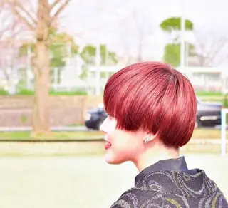 ショート カラー jill by gisel＿奥家のヘアスタイル