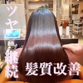 セミロング 髪質改善/shuki 韓国/代表取締役のヘアスタイル