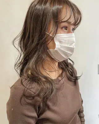ロング カラー sherry【シェリー】所属・miho 大国町 柔らかハイトーン💛のヘアスタイル
