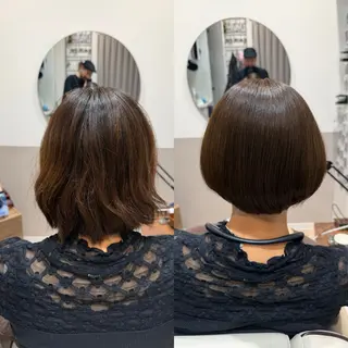 ミディアム 平田 たかしのヘアスタイル