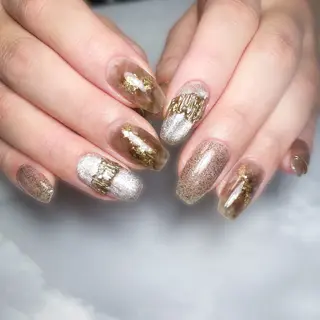 ネイル &.nail/ ニュアンス/持込み可のネイルデザイン