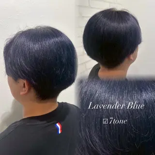 カラー 藤田 琉那のヘアスタイル