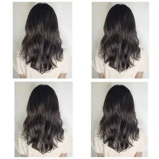 ミディアム カラー 京都大人女性ショート 徒歩1分/秋山のヘアスタイル