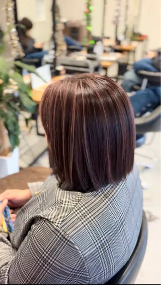 ミディアム カラー 一刀 厚太のヘアスタイル