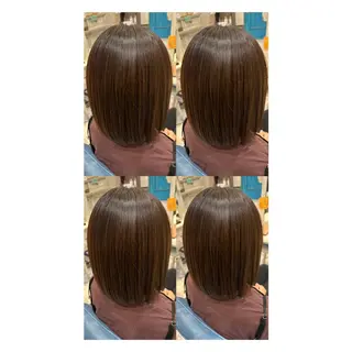 ミディアム カラー 店長✨レイヤー✖️ 髪質改善✖️韓国ヘアのヘアスタイル