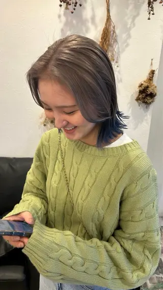 ミディアム silk🕯 hikaruのヘアスタイル