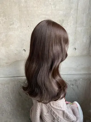 セミロング 韓国カット/ パーマ/KOTAのヘアスタイル