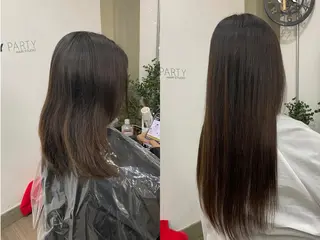 セミロング プルエクステ界隈 ハイトーン/カツオ✨のヘアスタイル