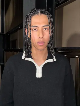 ミディアム ヘアアレンジ メンズ SALOWIN 神宮前５丁目店所属・メンズ/特殊ヘア パーマ🕷️小夏貴也のヘアスタイル