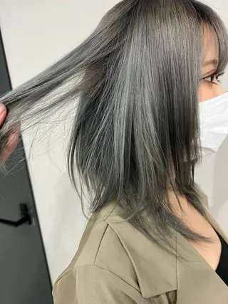 セミロング 町田/透け感/透明感 Shibuのヘアスタイル