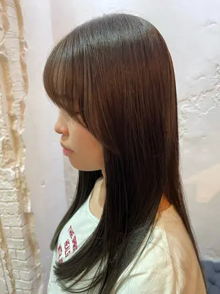 ロング reira/堀江/ レイヤーカットのヘアスタイル