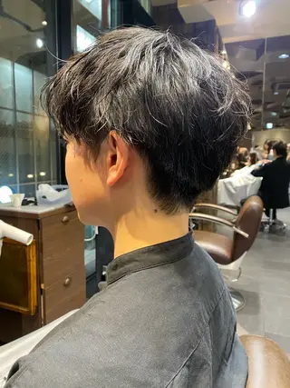 ショート メンズ 韓国ヘア/銀座/艶髪 /MINX/ウチダのヘアスタイル