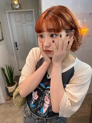 カラー ヘアアレンジ ネイル マツエク・マツパ XENA表参道 MIKUのヘアスタイル