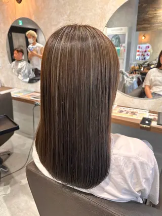 セミロング カラー 🆕TRUTH千葉店 店長Yuのヘアスタイル