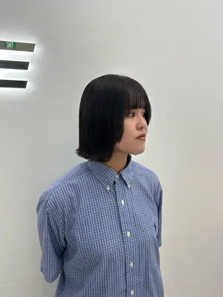 ショート 透ける透明感カラー 🤍anju🎀のヘアスタイル