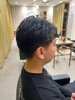 パーマ メンズ 松尾 涼乃のヘアスタイル