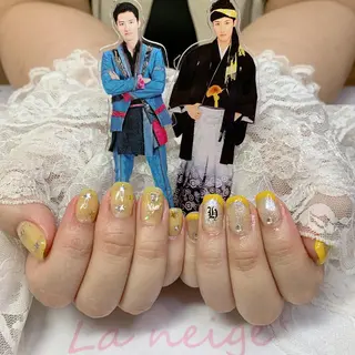 ネイル La neige* yuki 🥯🍑のネイルデザイン