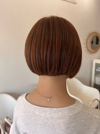 ショート カラー 森田 菜留美のヘアスタイル