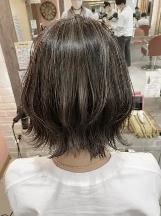 ミディアム カラー ヘアアレンジ 増子 幹樹のヘアスタイル