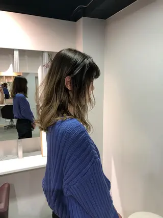 ミディアム カラー 🍃柔らかヘアー田中 瑞希🍃のヘアスタイル