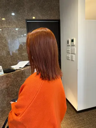 ミディアム カラー 村田 菜摘のヘアスタイル