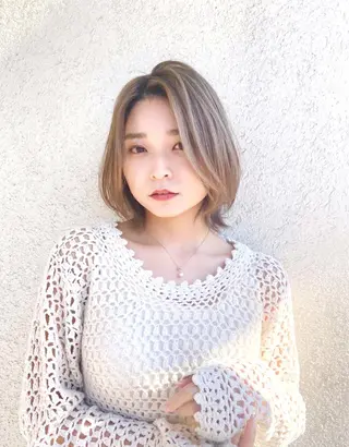 ミディアム 山中 大輝のヘアスタイル