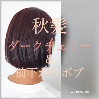 ショート カラー eon 八王子所属・癖毛、多毛の方歓迎 三浦 麻衣のヘアスタイル