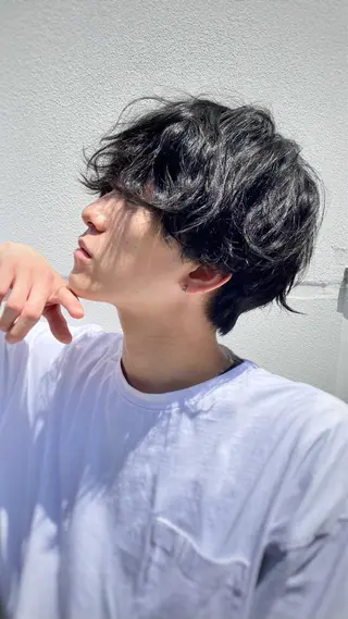 カラー パーマ メンズ メンズブリーチカラー /パーマ ごーた立川のヘアスタイル