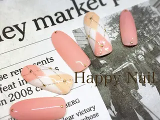 ショート ミディアム セミロング ロング ネイル Happy Nailのネイルデザイン
