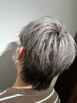 ショート カラー メンズ 篠原 海のヘアスタイル