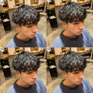メンズ 👑メンズパーマ特化 店長望月謙二郎👑のヘアスタイル