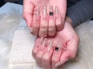 ネイル 長さ出し専門 nynaのネイルデザイン