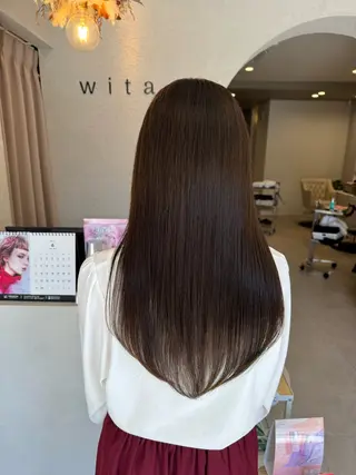 ロング カラー 蟹江 聡太✨レイヤーカットのヘアスタイル