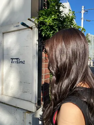 ミディアム カラー お任せヘア☘️☘️ 及川渚のヘアスタイル