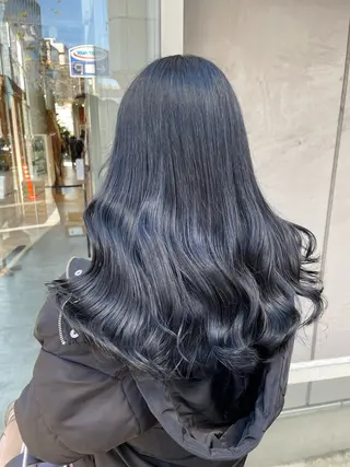 ロング 🦋韓国風カラー🦋 こうせい原宿のヘアスタイル