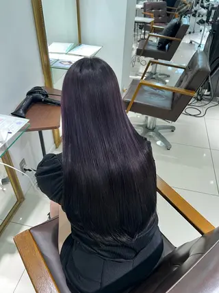 ロング カラー ハイトーンカラー 🤍🫧 長井 律のヘアスタイル