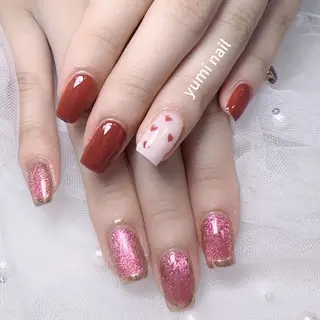 ネイル 𝐲𝐮𝐦𝐢🎀 長さ出しデザイン専門のネイルデザイン