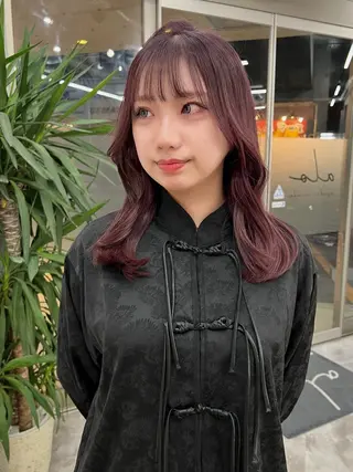 ミディアム 🫧ふじたまゆ🫧 レイヤーカット✂︎のヘアスタイル