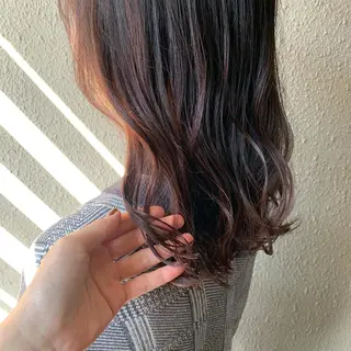 セミロング カラー chouette シュエットのヘアスタイル