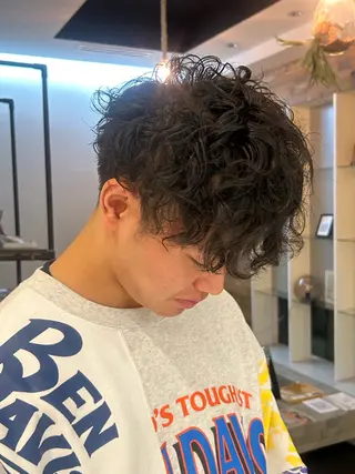 パーマ メンズ 髪質改善/ストレート パーマ長久手/ひかるのヘアスタイル