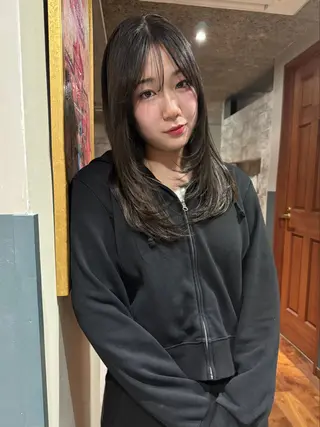 ミディアム カラー mai / linoah˚✧のヘアスタイル