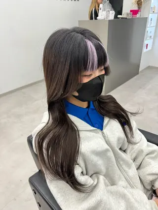 ロング エクステ/透明感 韓国ヘア/KENTAのヘアスタイル
